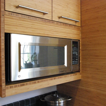 Contemporary bamboo kitchen
