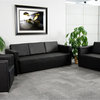 Flash Furniture  Reception and Lounge Seating - ZB-TRINITY-8094-SET-BK-GG