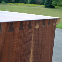 Live Edge Walnut Bookmatched Dresser - Dressers