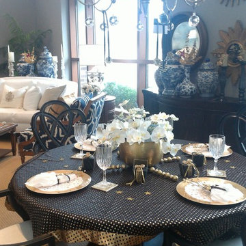 HOLIDAY TABLE SETTING WITH ETHAN ALLEN