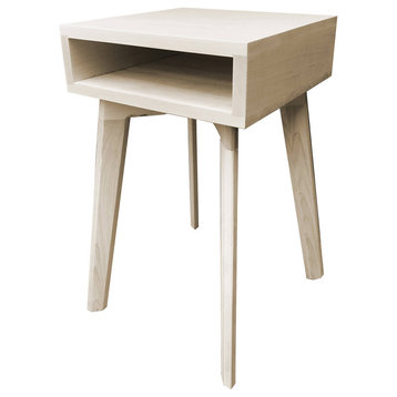 Modern Side Table With Shelf