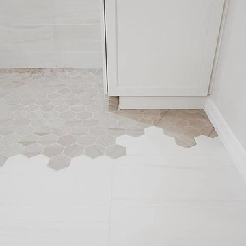 Hexagonal Bathroom