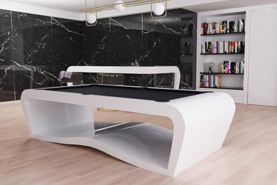 Inspiration for a contemporary family room remodel in Phoenix