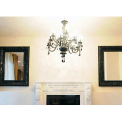 Black frame wall mirrors set - Wall Mirrors