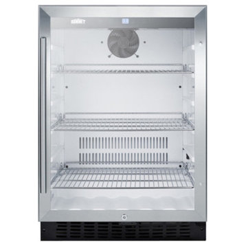 Summit SCR2464 4.8 Cu. Ft. Built-in Refrigerator - Stainless Steel