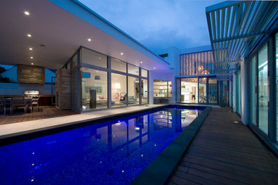 Large contemporary pool in Sydney.