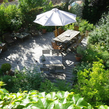 Terrasse végétale en bois