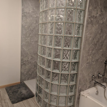 Glass Block Shower