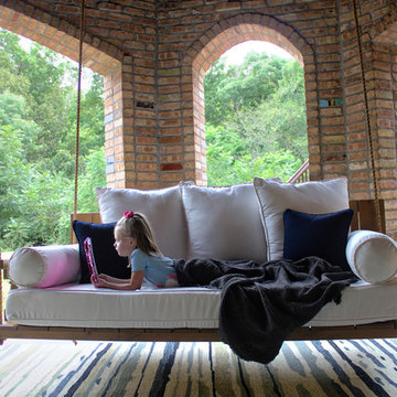 Outdoor Custom Twin or Crib Mattress Bed Porch Swing Daybeds
