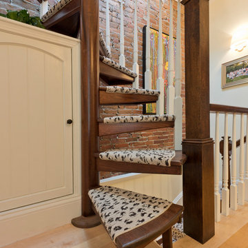 Space Saving Solid Wood Stair