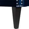 Caroline Tufted Recessed Arm Tuxedo Sofa Navy Blue