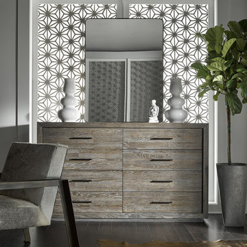 Modern-Charcoal Wilshire Dresser