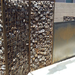 Gabion Pool Renovation - Garden Statues And Yard Art