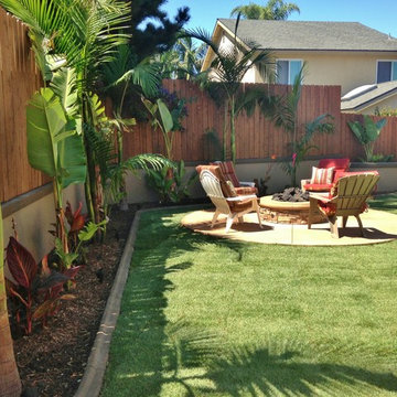 Lake Forest Backyard Fire Pit