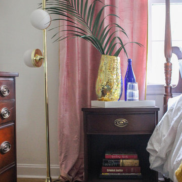 Colorful Art Deco Guest Bedroom