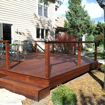 Town of Brookfield Custom Ipe Deck and Aluminum Pergola