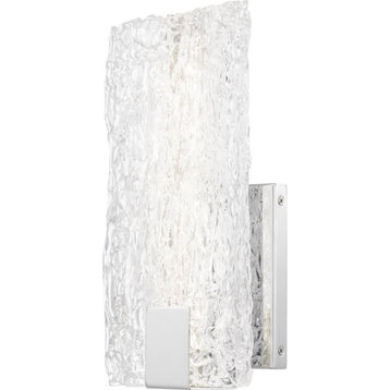 Quoizel PCWR8506 Winter 12" Tall Integrated LED Wall Sconce - Polished Chrome