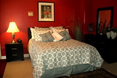 Inspiration for a timeless bedroom remodel in Raleigh