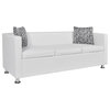 Vidaxl Sofa 3-Seater Artificial Leather White