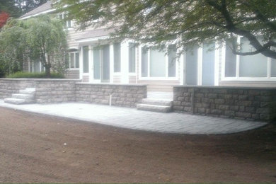 Paver Trilevel Patio and Walkway