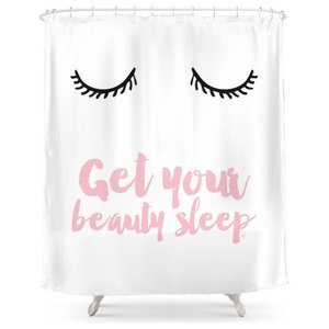 Pembroke Welsh Corgi Hello Shower Curtain Contemporary Shower