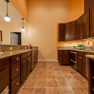 Basement Built for Entertainment in Clifton, Virginia