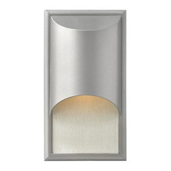 Hinkley - Cascade Titanium One-Light Small LED Outdoor Wall Light - Outdoor Wall Lights And Sconces