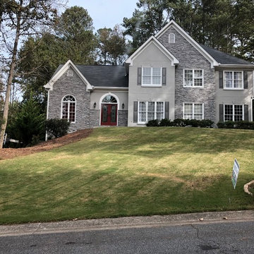 Vilomar/Eldorado Stone/Gutters/Paint/Thermatru Door/Hardie Siding