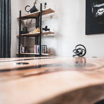 Custom Live Edge Desk