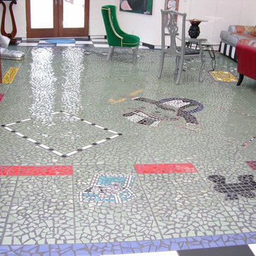 Mosaic Tile Monopoly Board