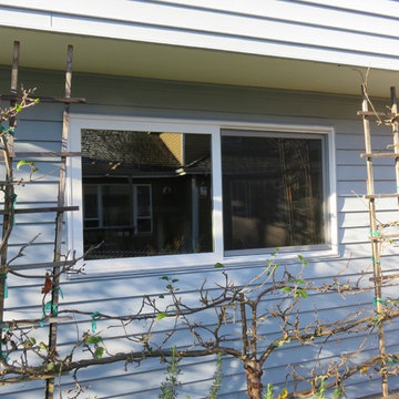 Replaced Double Pane Aluminum with Milgard Tuscany Series vinyl windows