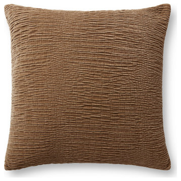 Loloi Pillow, Brown, 22''x22'', Cover Only