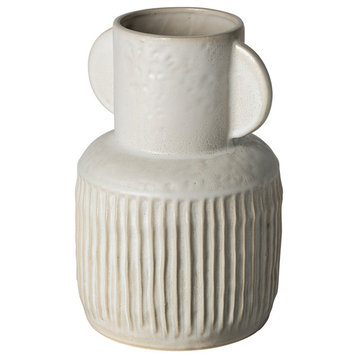 Judy Off-White Ceramic Vase, Large