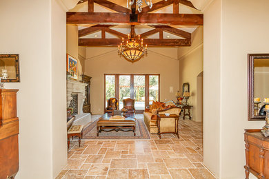 Inspiration for a timeless living room remodel in San Diego