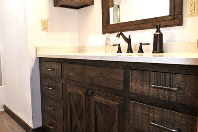 Example of a mountain style bathroom design in Other