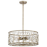 Quoizel - Quoizel Meadow Lane Five Light Pendant MDL2820VG - Five Light Pendant from Meadow Lane collection in Vintage Gold finish. Number of Bulbs 5. Max Wattage 100.00 . No bulbs included. A balance of metal and crystal come together in a vision of nature with the Meadow Lane Series. The varying hues of the vintage gold finish showcase the buds of shimmering crystal for a dazzling display of light. For added convenience and functionality this series can applied as a pendant or semi-flush mount. No UL Availability at this time.
