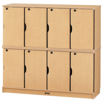MapleWave Stacking Lockable Lockers -  Double Stack