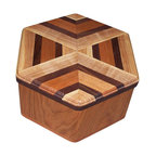 6-Sided Wood Decorative Box
