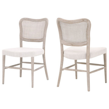 Cela Dining Chair, Natural Gray, Set of 2