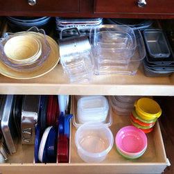 Base Cabinets and Other Creative Solutions - Kitchen Drawer Organizers