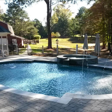 Atlanta Metro Custom Pool Renovations - Moonlight Gray PebbleTec