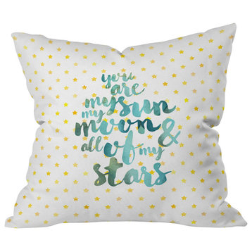 Hello Sayang You Are My Sun My Moon And All Of My Stars Outdoor Throw Pillow