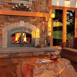 Napoleon High Country NZ6000 Series 50'' x 52'' Wood Burning Fireplace - Indoor Fireplaces