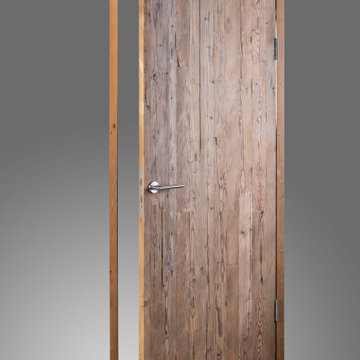 Reclaimed wood doors
