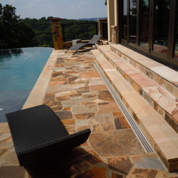 Crab Orchard Flagstone and Treads