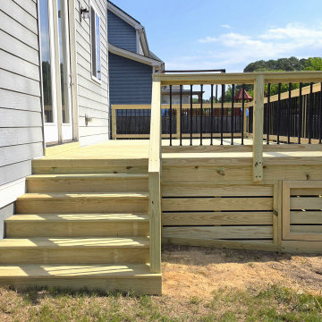 Wake Forest Pressure Treated Pine Wood Deck