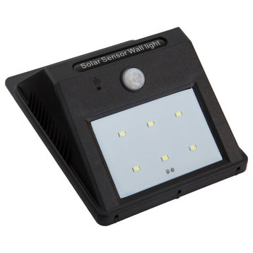 Everyday Home Solar Power Motion Activated Outdoor Wall Light