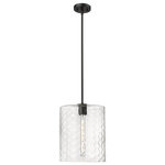 Millennium Lighting - 1 Light 12 in. Matte Black Pendant - Honeycombed glass globes, uniquely formed to create a stunning and textured lighting effect, are the hallmark of the Ashli Collection. Available as either as a single light pendant, or vanity lighting in 2-light, 3-light and 4-light options, the fixtures feature industrial inspired metal work finished in matte black, modern gold or brushed nickel.