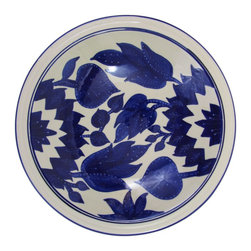 Le Souk Ceramique - Large Stoneware Serving Bowl Jinane Design - Serving And Salad Bowls
