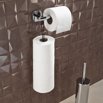 Secret Bath. Toilet paper holder with spare. Olivia collection